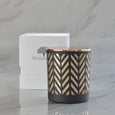 Chevron Copper Scented Candle Small