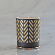Chevron Copper Scented Candle Small