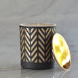 Chevron Copper Scented Candle Small