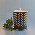 Chevron Copper Scented Candle Small