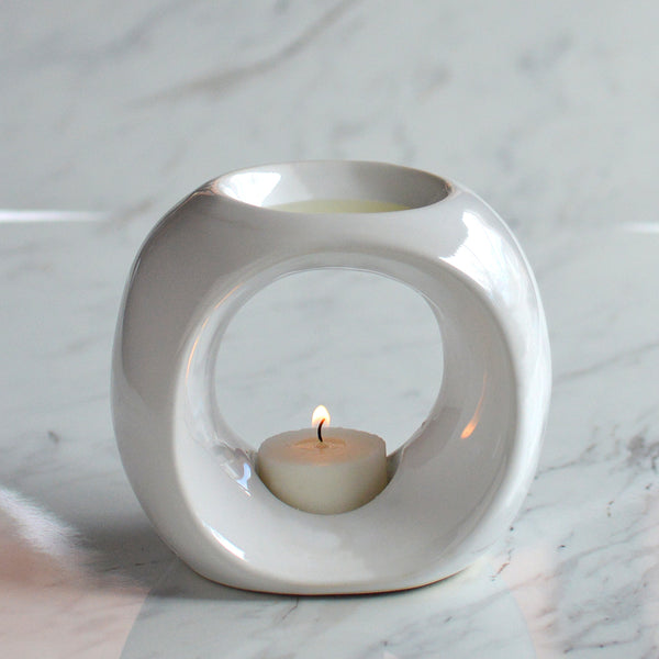 Oil Burner in White