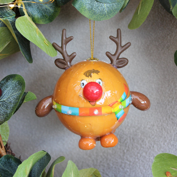 Reindeer LED Bauble